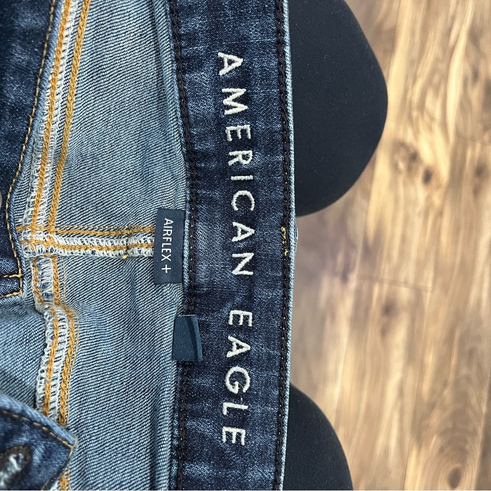 American Eagle Outfitters Dark Blue Straight Men's Jeans - Picture 3 of 5